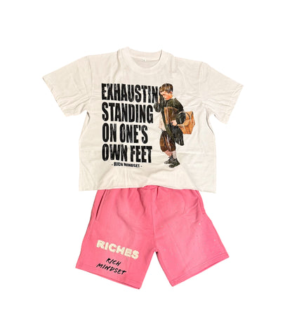 Oversized Tee + Riches Shorts Set