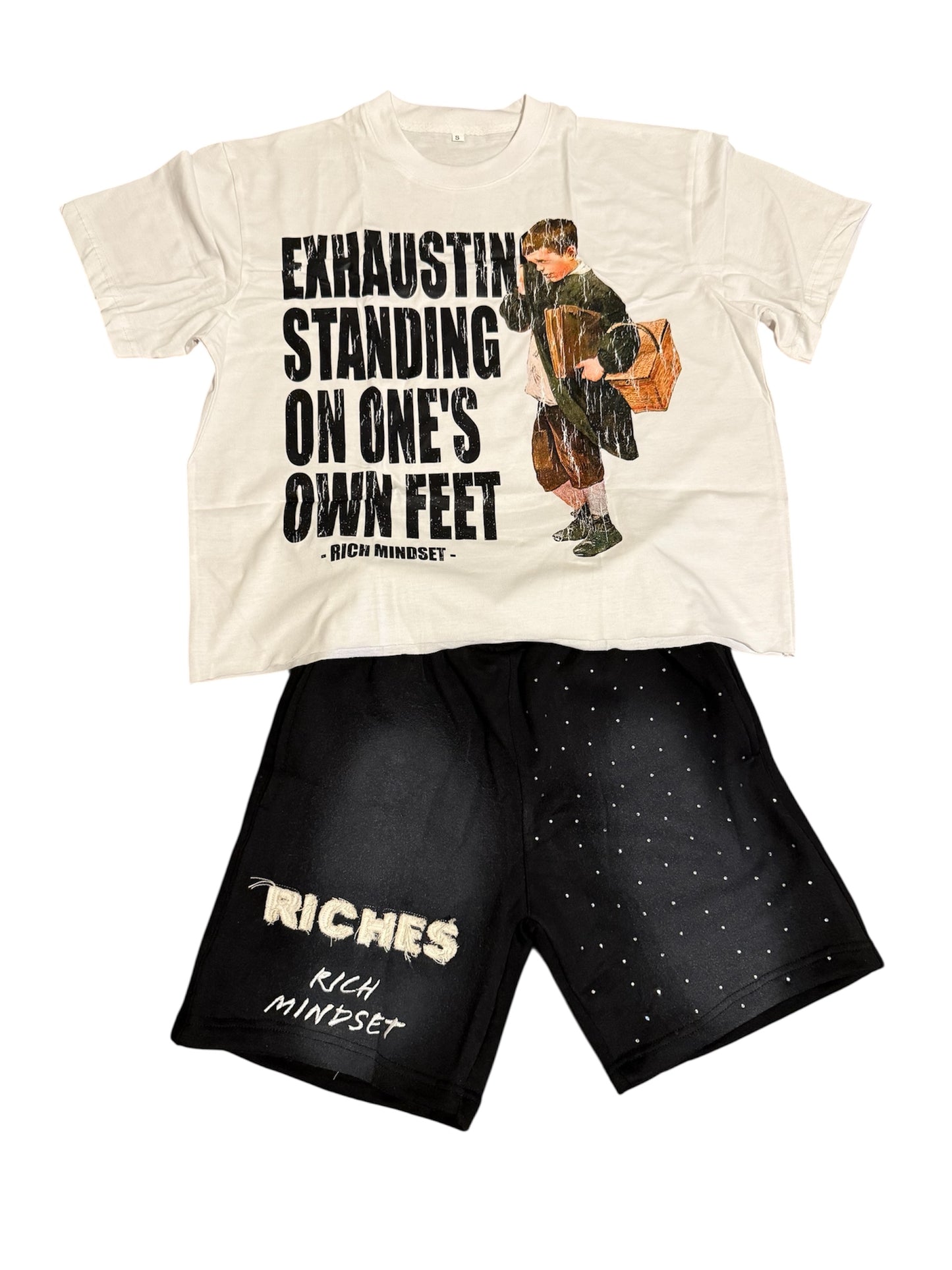 Oversized Tee + Riches Shorts Set