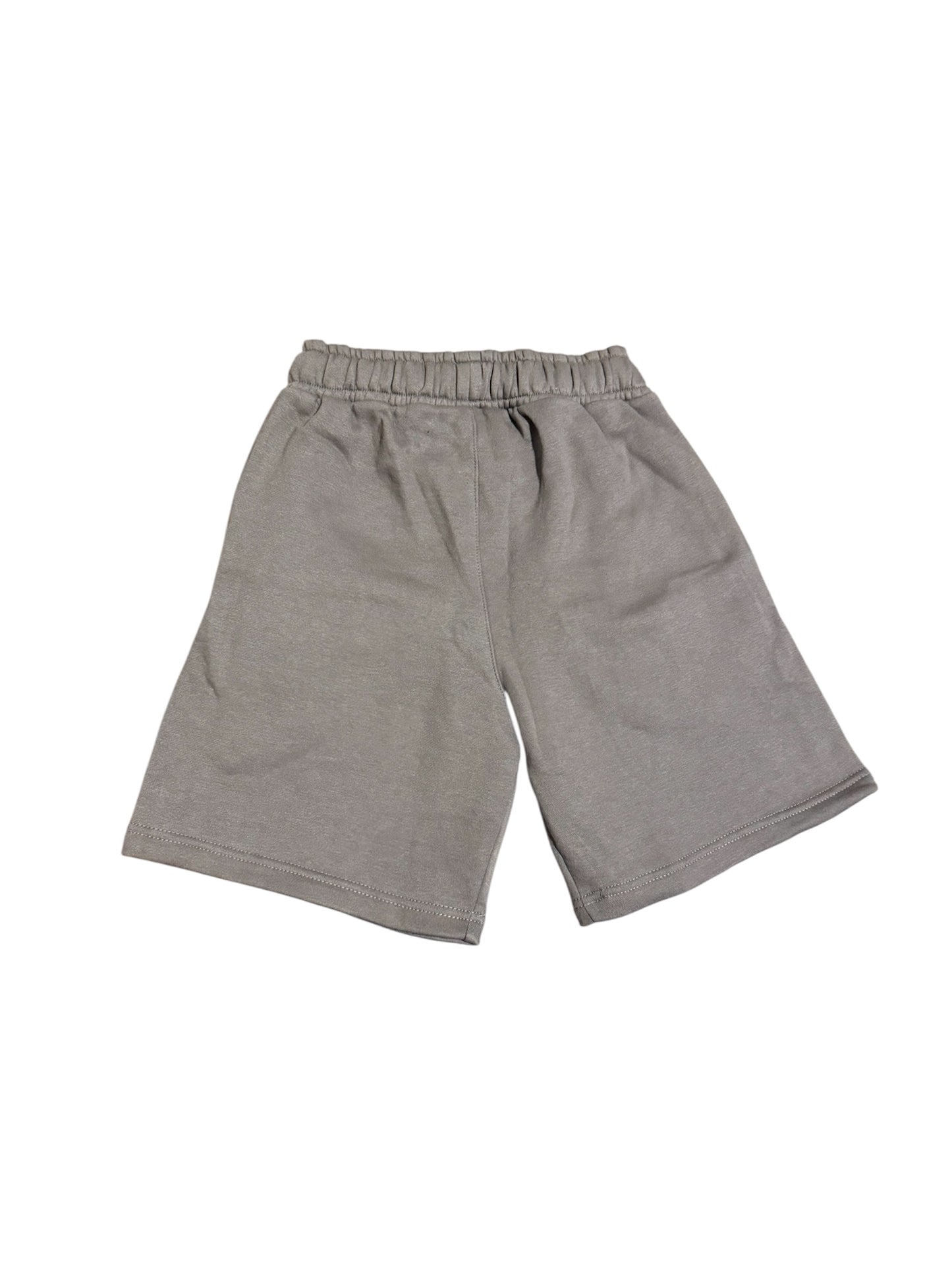 Grey "Riches" Rhinestone Shorts